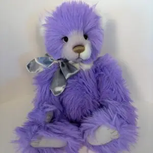 17" Charlie Bears Marianne Purple Teddy Bear