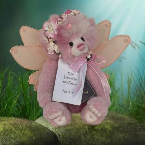 10” Charlie Bears Elsie Pink Fairy Teddy Bear