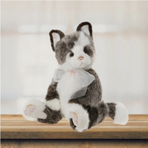 14.5" Charlie Bears Rodders Grey & White Cat