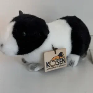 7.5” Kosen Mohair Black & White Short Haired Guinea Pig